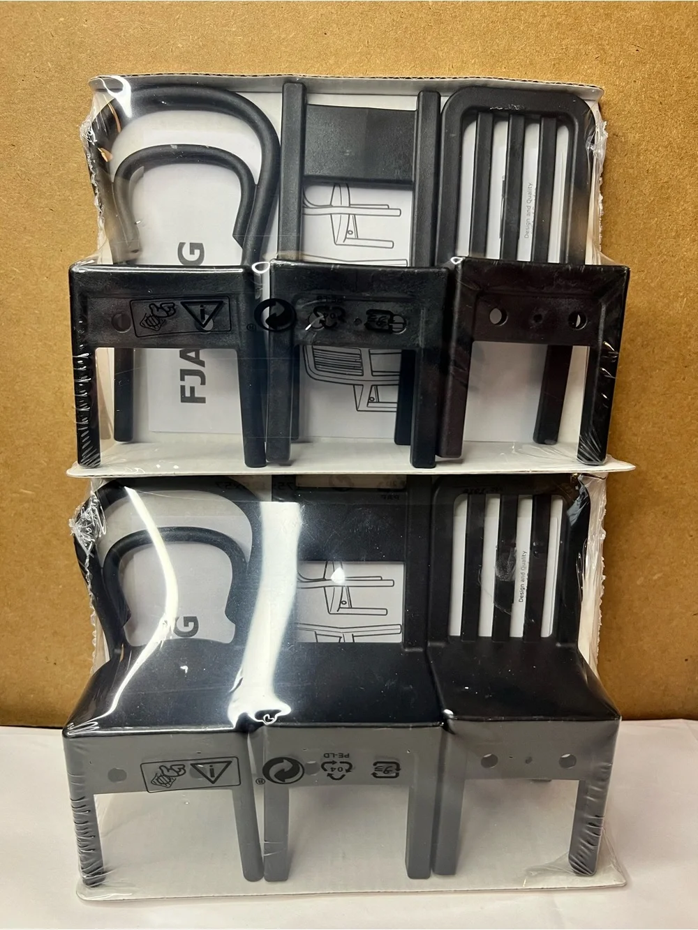 IKEA Black Wall Hooks Set of 6